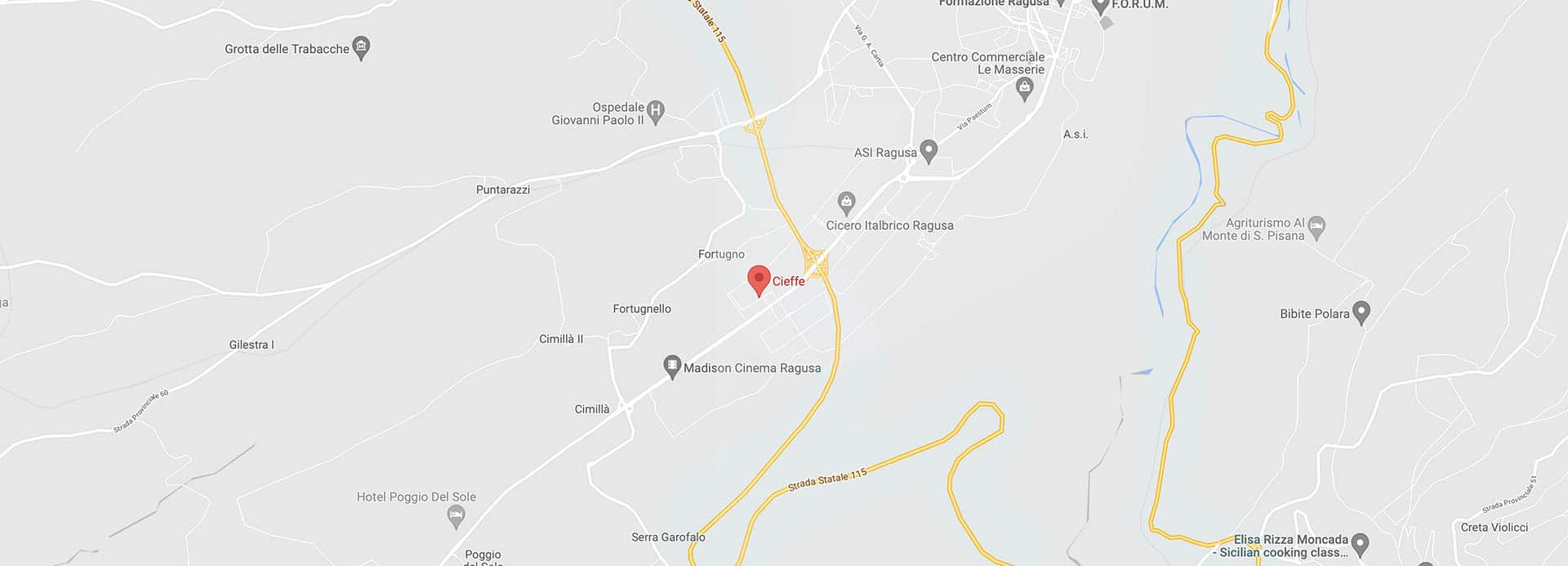 Cieffe Ragusa - Mappa